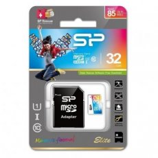 SILICON POWER microSDHC-kaart 32GB 85MB/sec