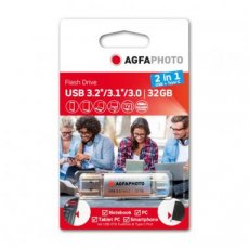 4250255104107 AGFAPHOTO USB-stick OTG 32GB USB3.2 2in1 type A-type C