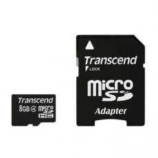 760557812722 TRANSCEND microSDHC geheugenkaart 8GB