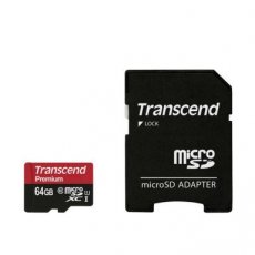 TRANSCEND microSDXC geheugenkaart 64GB 90MB/sec UHS-I