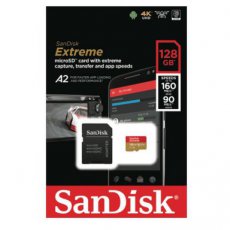 SANDISK microSDXC memory card 128GB 160MB/sec Extreme
