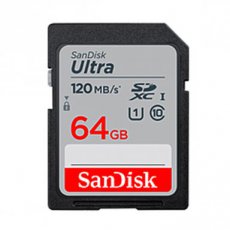 619659182939 SANDISK SDXC geheugenkaart 64GB 120MB/sec ULTRA