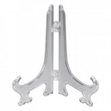 Plate and frame support stand with hinge plexi matt classic 13 cm