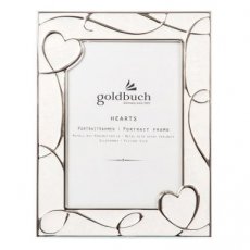GOLDBUCH kader 10x15 Hearts metaal parelmoer