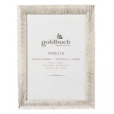 GOLDBUCH kader 13x18 Venezia metaal écru parelsliertjes