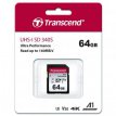 760557854012 TRANSCEND SDXC geheugenkaart 64GB 160MB/sec UHS-I SD 340S