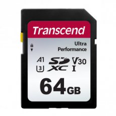 760557854012 TRANSCEND SDXC geheugenkaart 64GB 160MB/sec UHS-I SD 340S